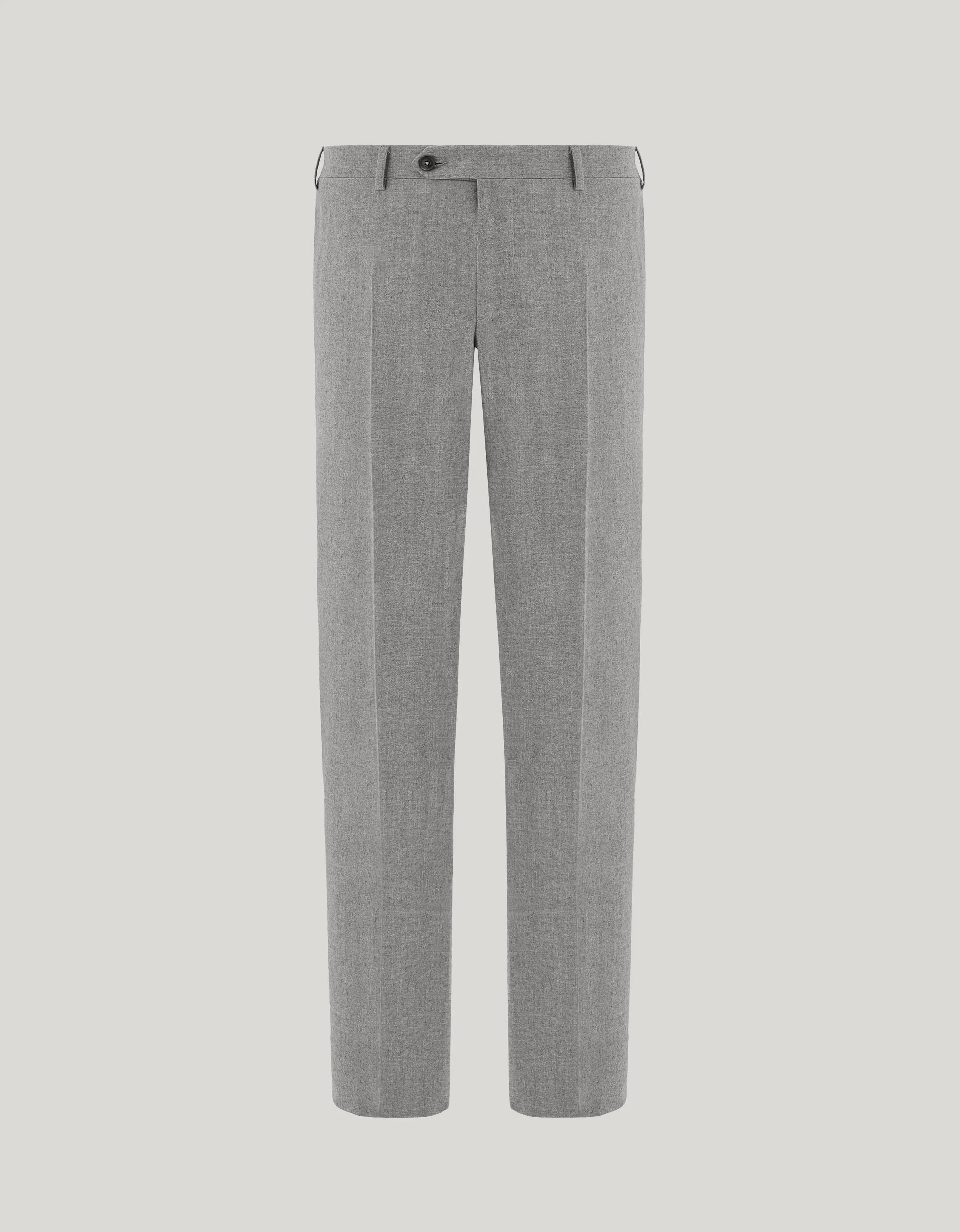 CANALI IMPECCABILE LIGHT GRAY 150’S WOOL REGULAR-FIT PANTS - 1