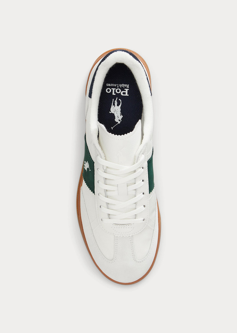Heritage Aera Suede-Paneled Sneaker 4