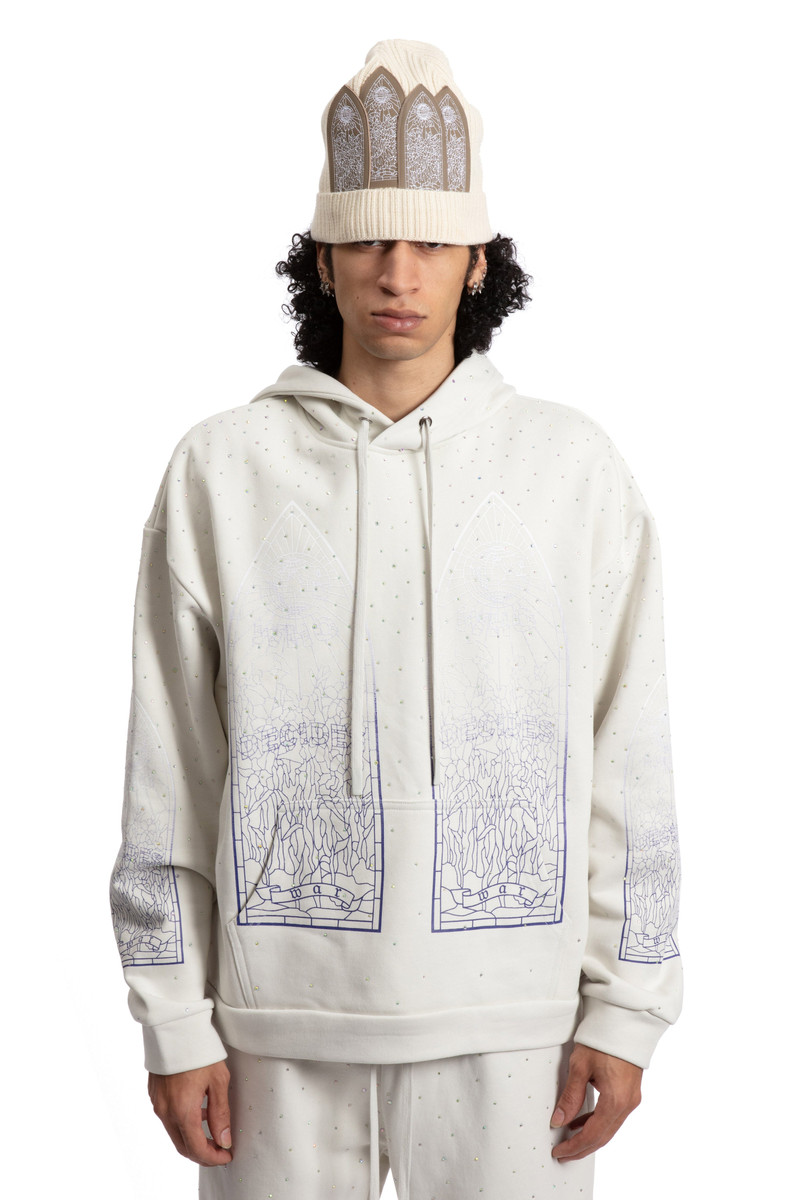 RHINESTONE HOODED PULLOVER 3