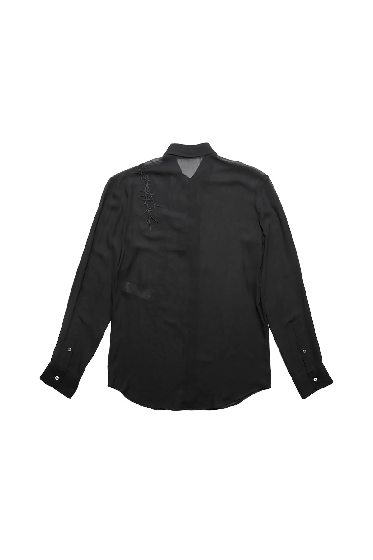 Ann Demeulemeester Korneel Standard Fit Shirt With Thorn Embroidery - 2