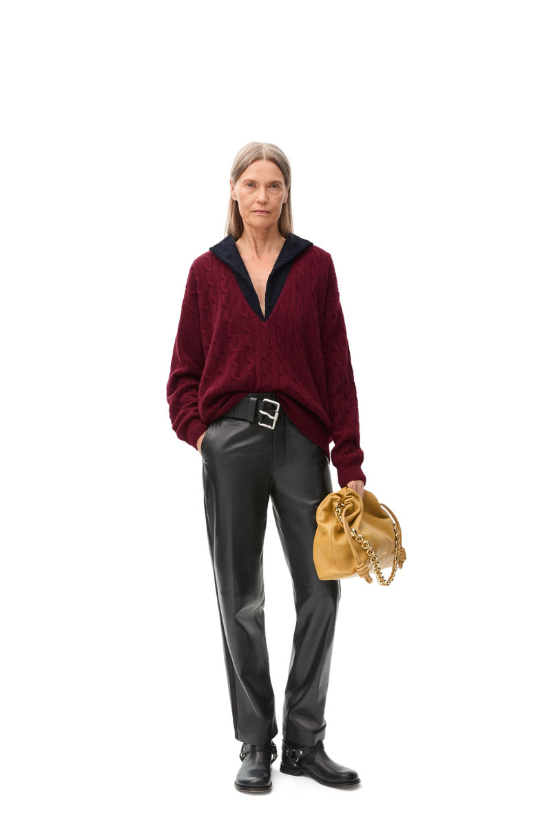Loewe V-neck sweater in cashmere outlook