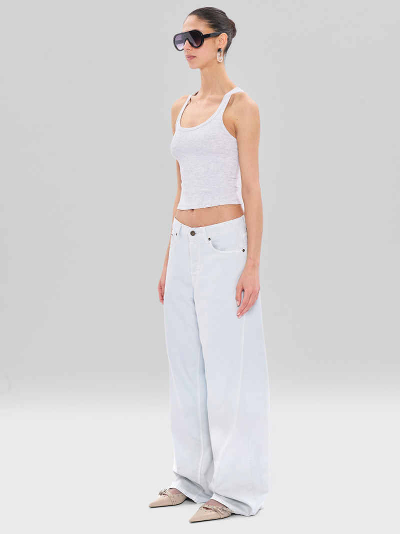Haikure Bethany Twill Jeans - Off White 3