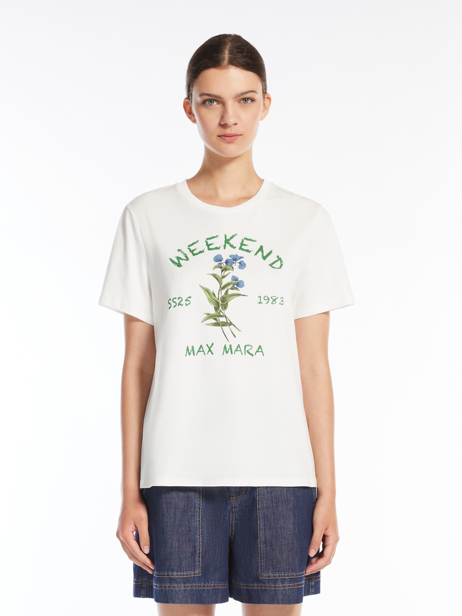 TEIERA Printed cotton T-shirt - 3