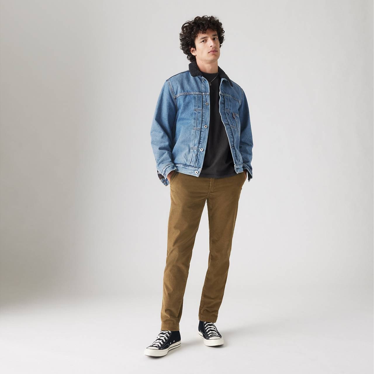 LEVI'S® XX CHINO STANDARD TAPER FIT CORDUROY MEN'S PANTS - 3