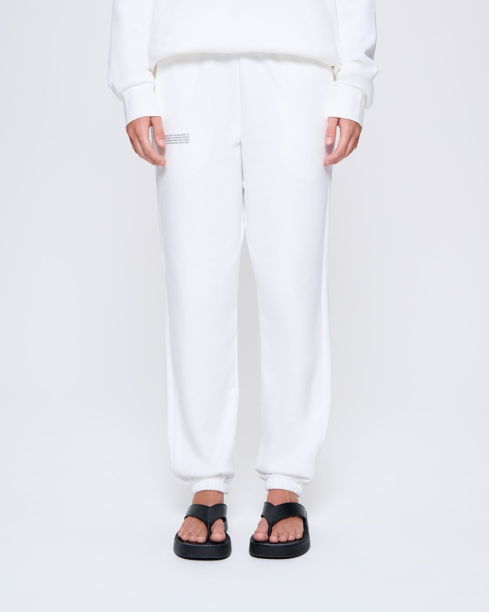 Womens 365 Midweight Track Pants - Off-White - 3