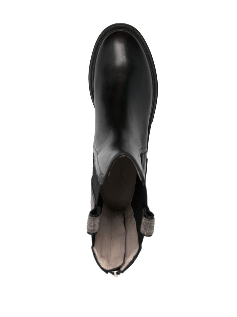 bead-embellished combat boots 4