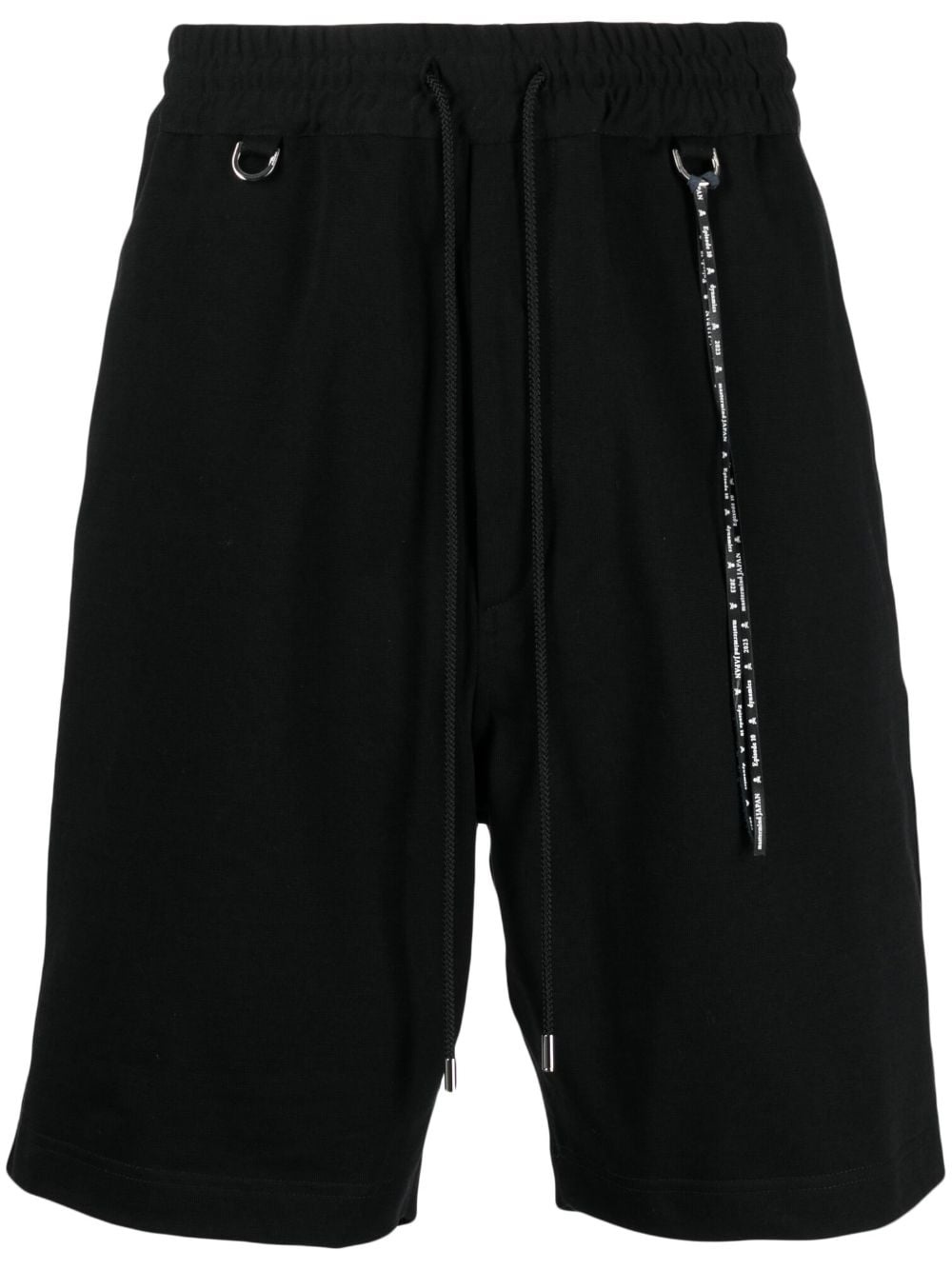 logo-print drawstring bermuda shorts - 1