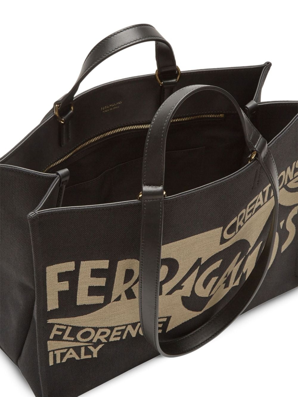 medium Venna logo-embroidered tote bag - 6