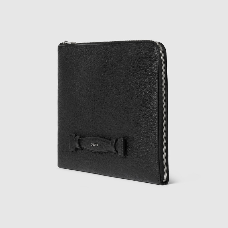 GUCCI Medium business case with Gucci logo outlook