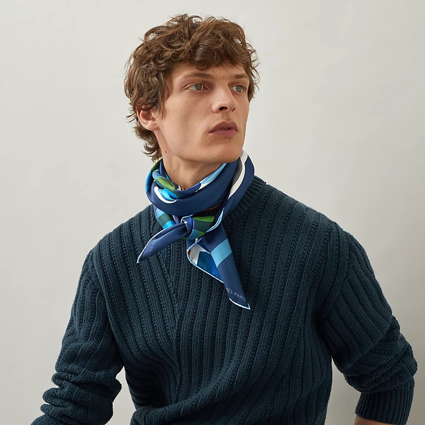 Hermes, Drive Me Crazy double face scarf 90 - 3
