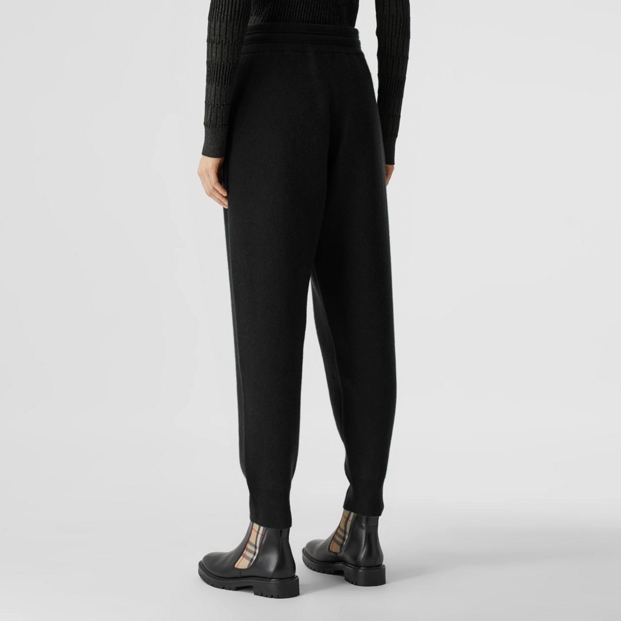 Monogram Motif Cashmere Blend Jogging Pants - 4