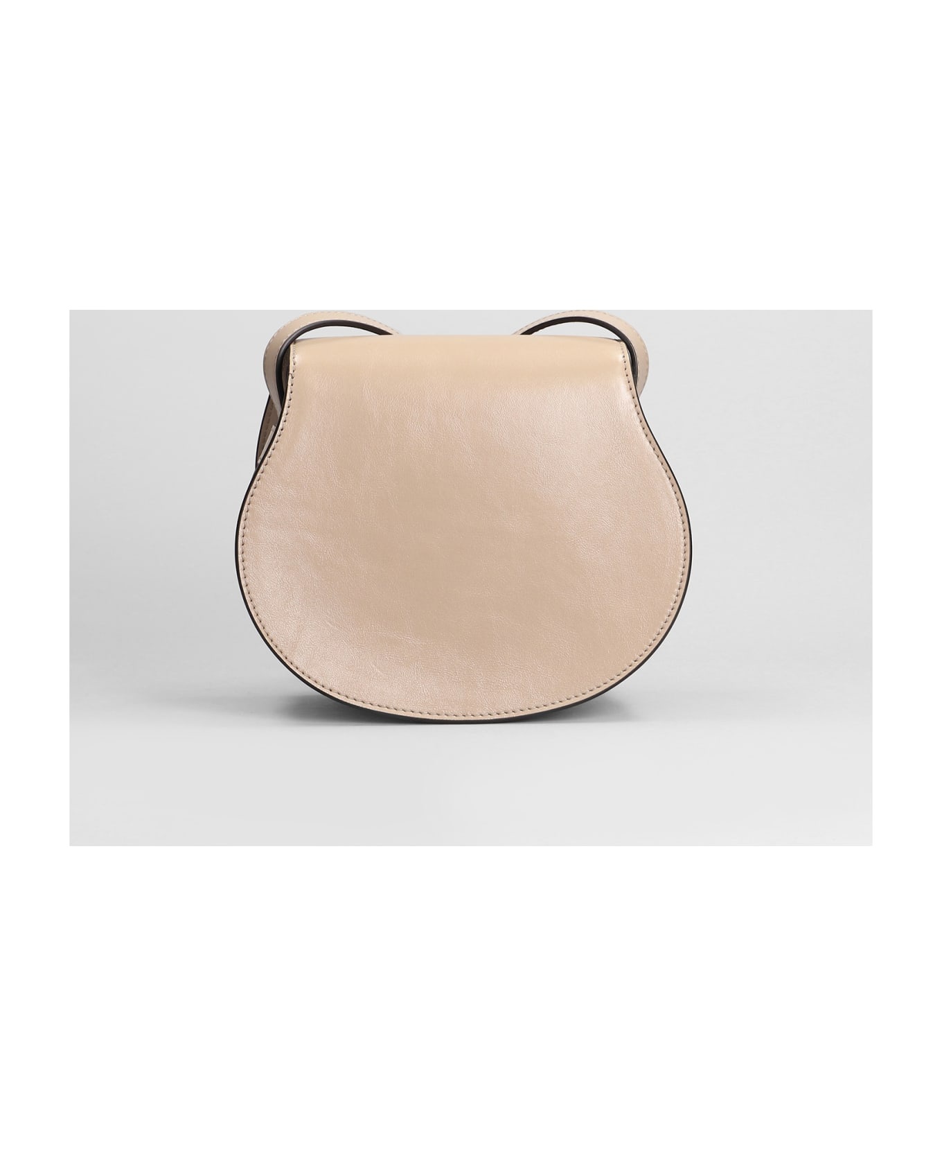 Marcie Shoulder Bag In Beige Leather - 3