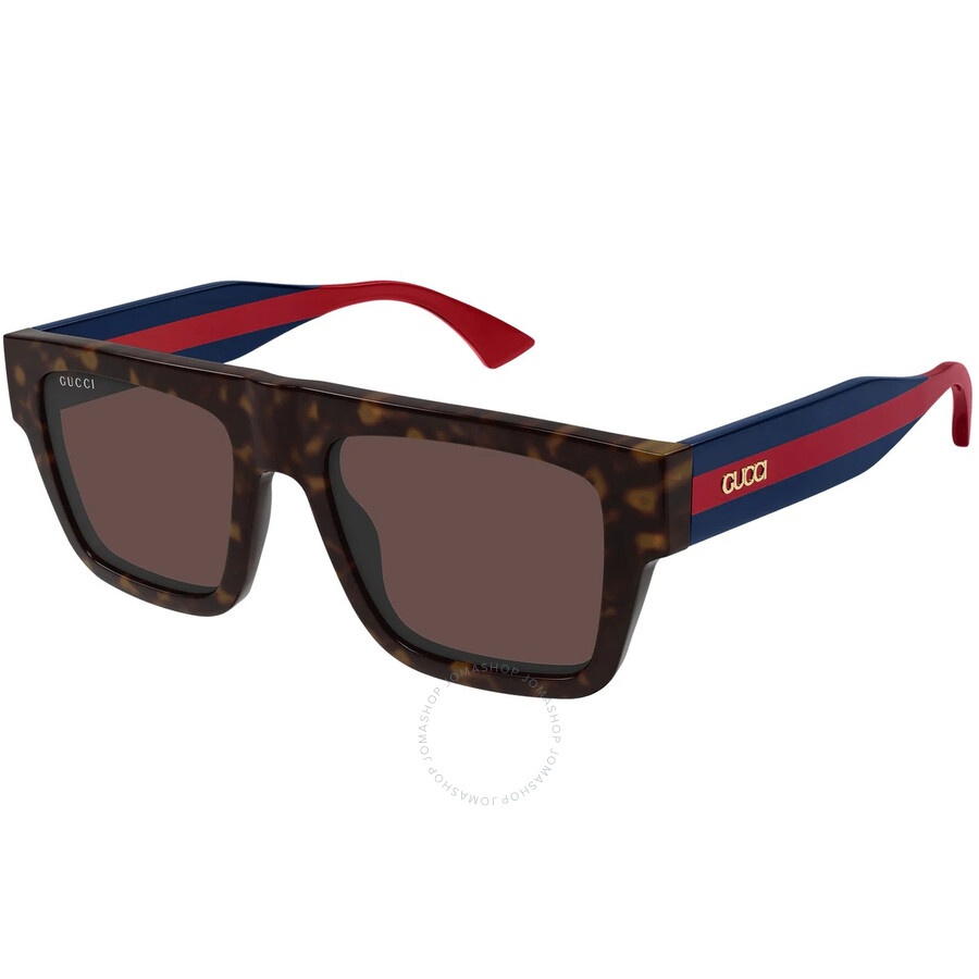 Gucci Brown Browline Men's Sunglasses GG1868S 002 53 - 1