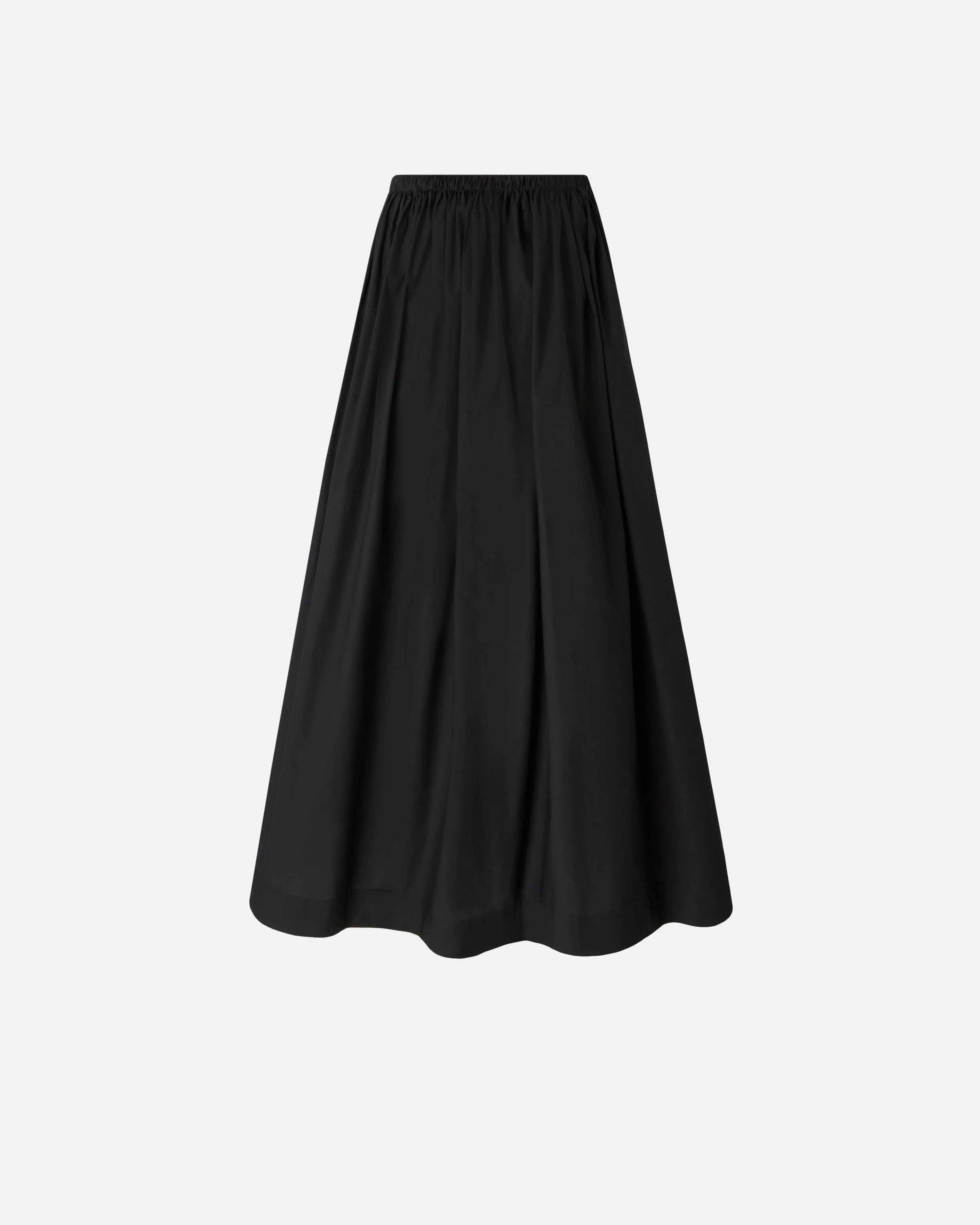 LONG SKIRT WITH ELASTICATED WAIST - 1
