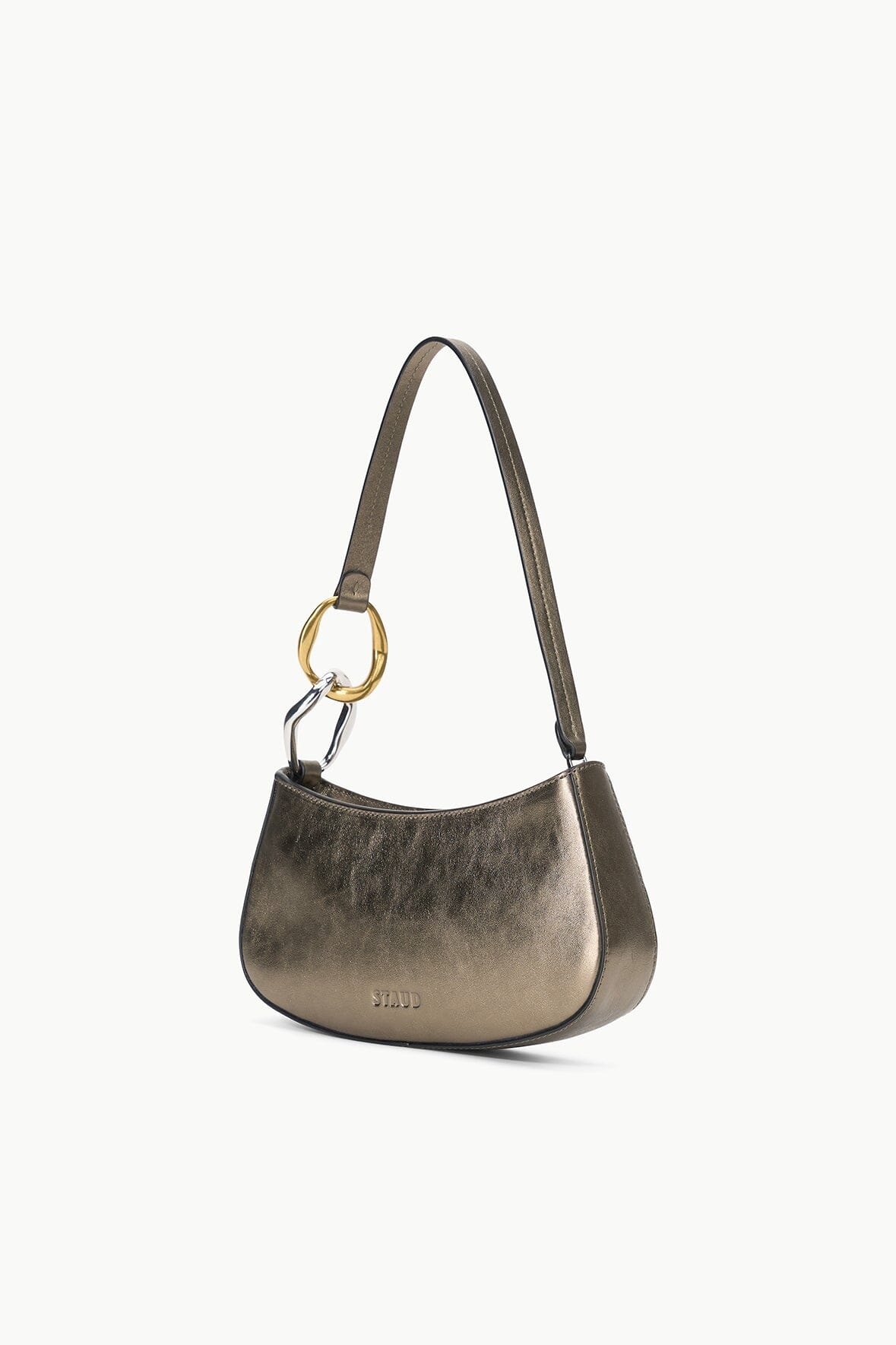 STAUD OLLIE BAG AGED BRONZE - 3