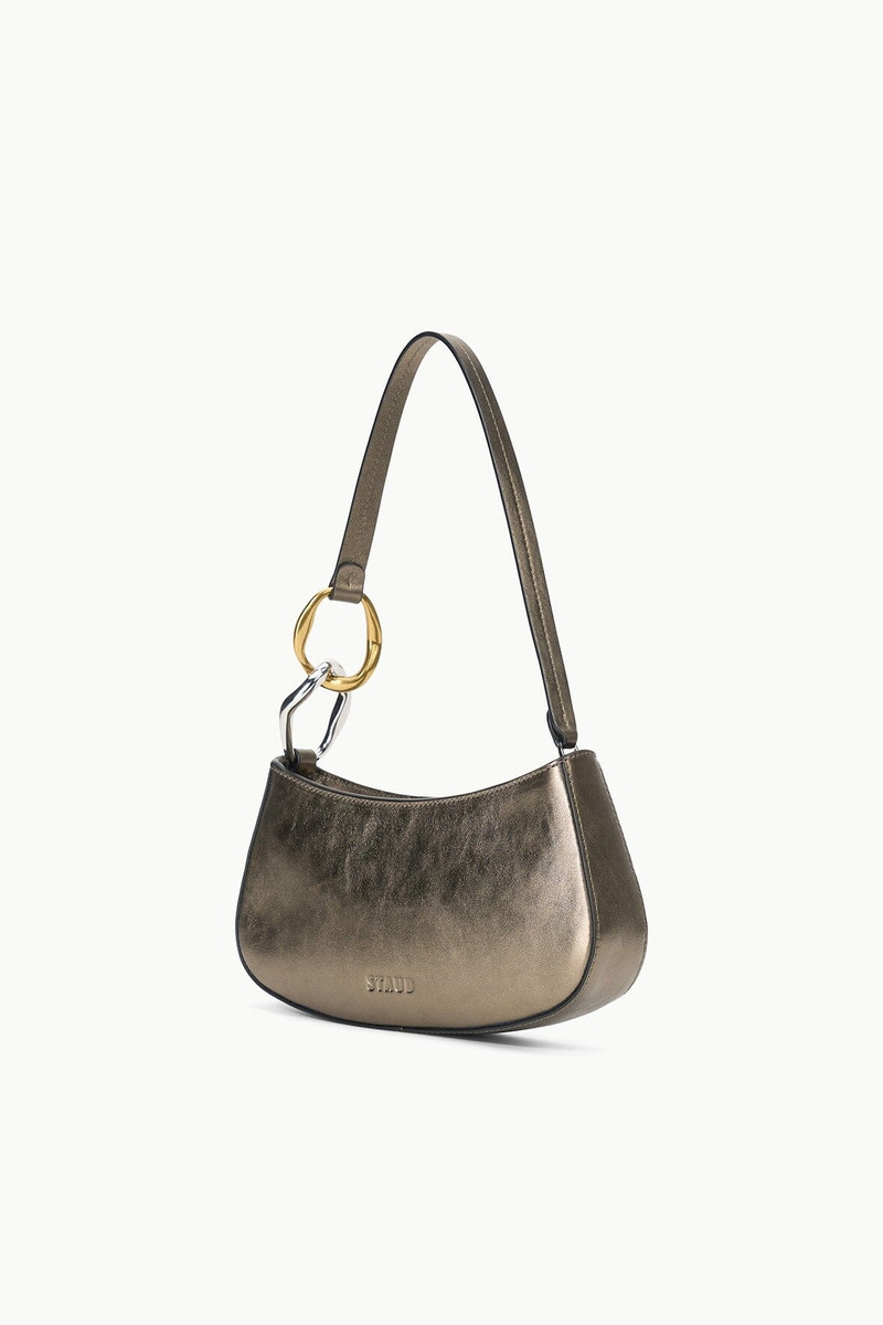 STAUD OLLIE BAG AGED BRONZE 3
