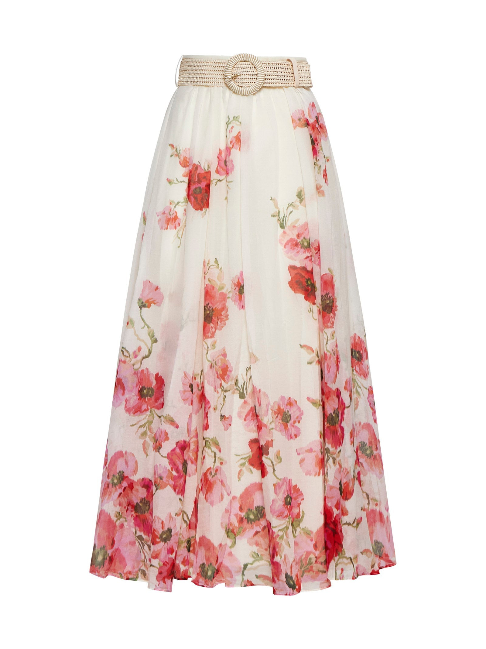 Zimmermann Women Lightburst Print Cotton And Silk Maxi Skirt - 1