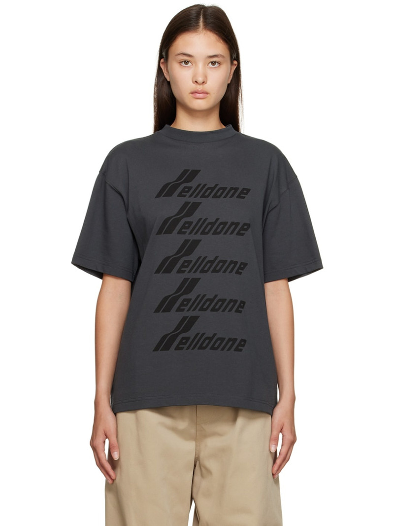 Gray Printed T-Shirt - 1