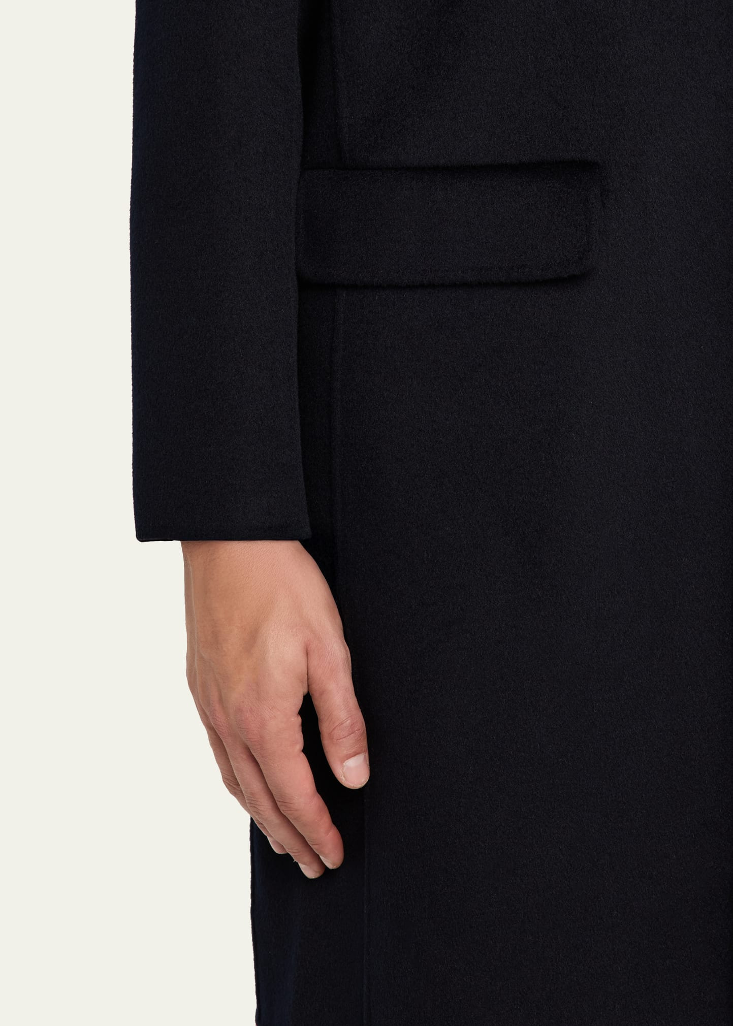 Men's Double-Face Wool Overcoat - 5