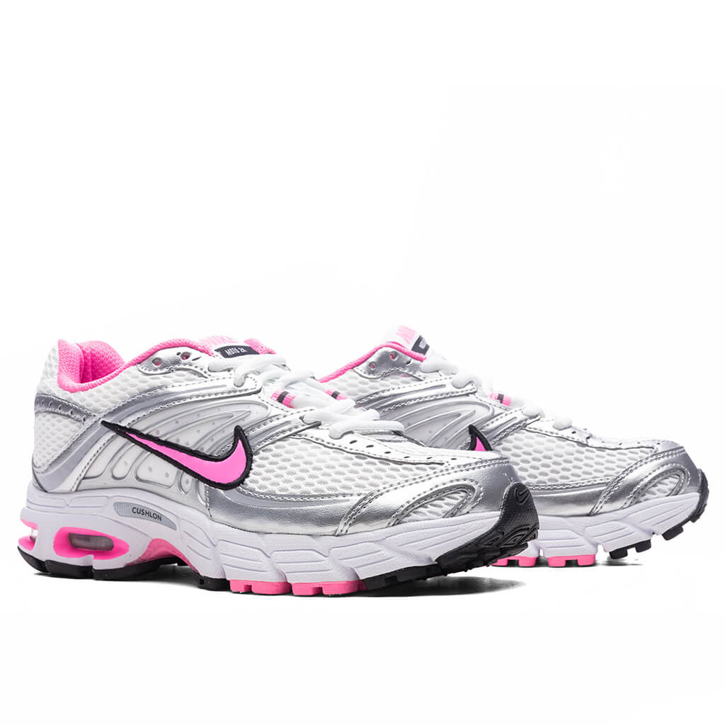 WOMEN'S AIR MAX MOTO 2K - WHITE/PINK SPELL/METALLIC SILVER/BLACK - 2