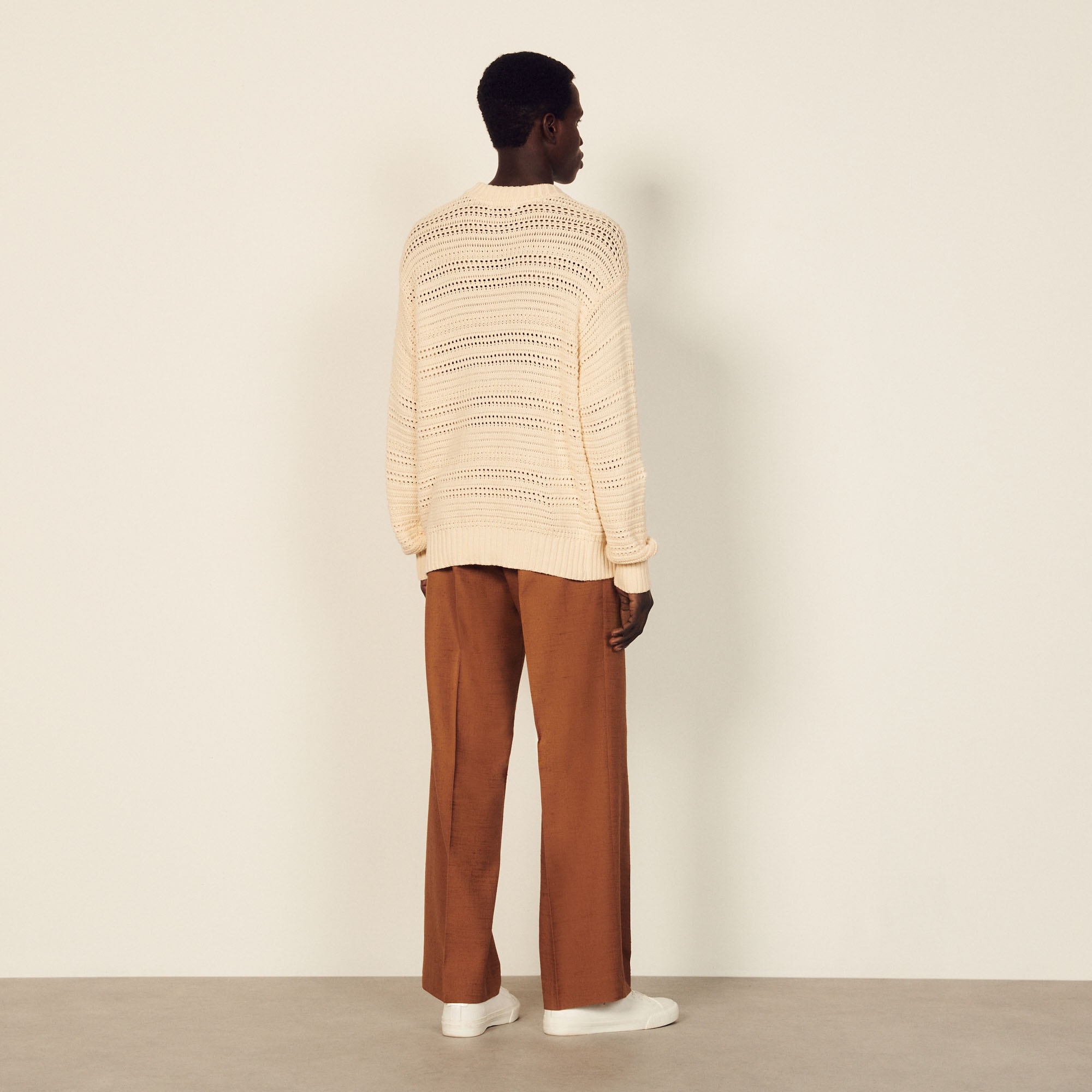 Openwork knit sweater - 3