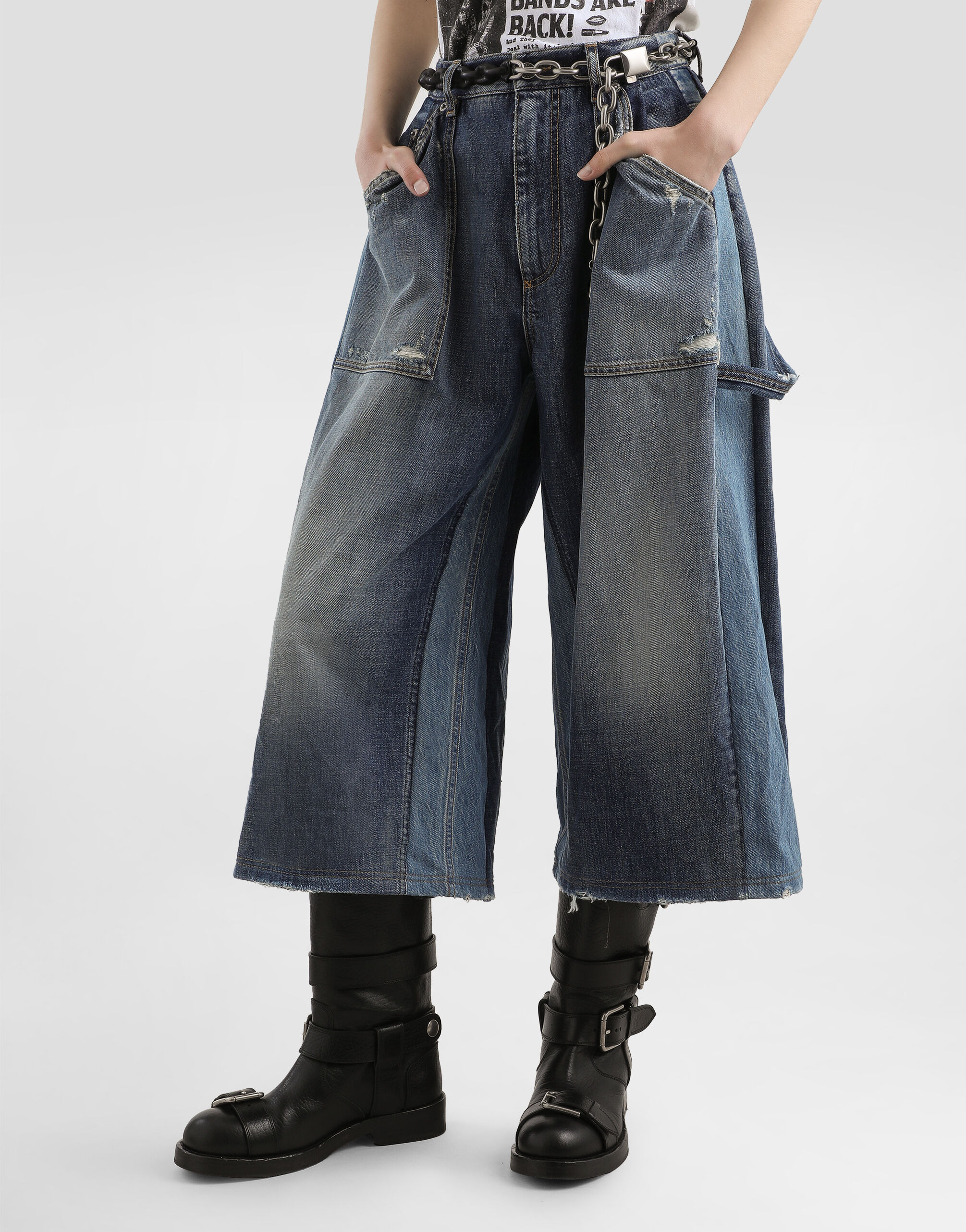 Denim bermuda - 6