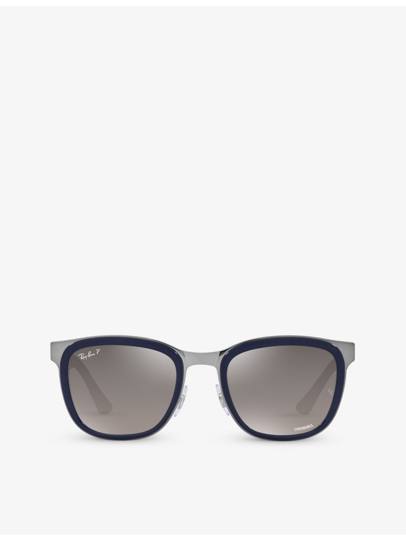 RB3709 Clyde square-frame branded-lens acetate sunglasses 1