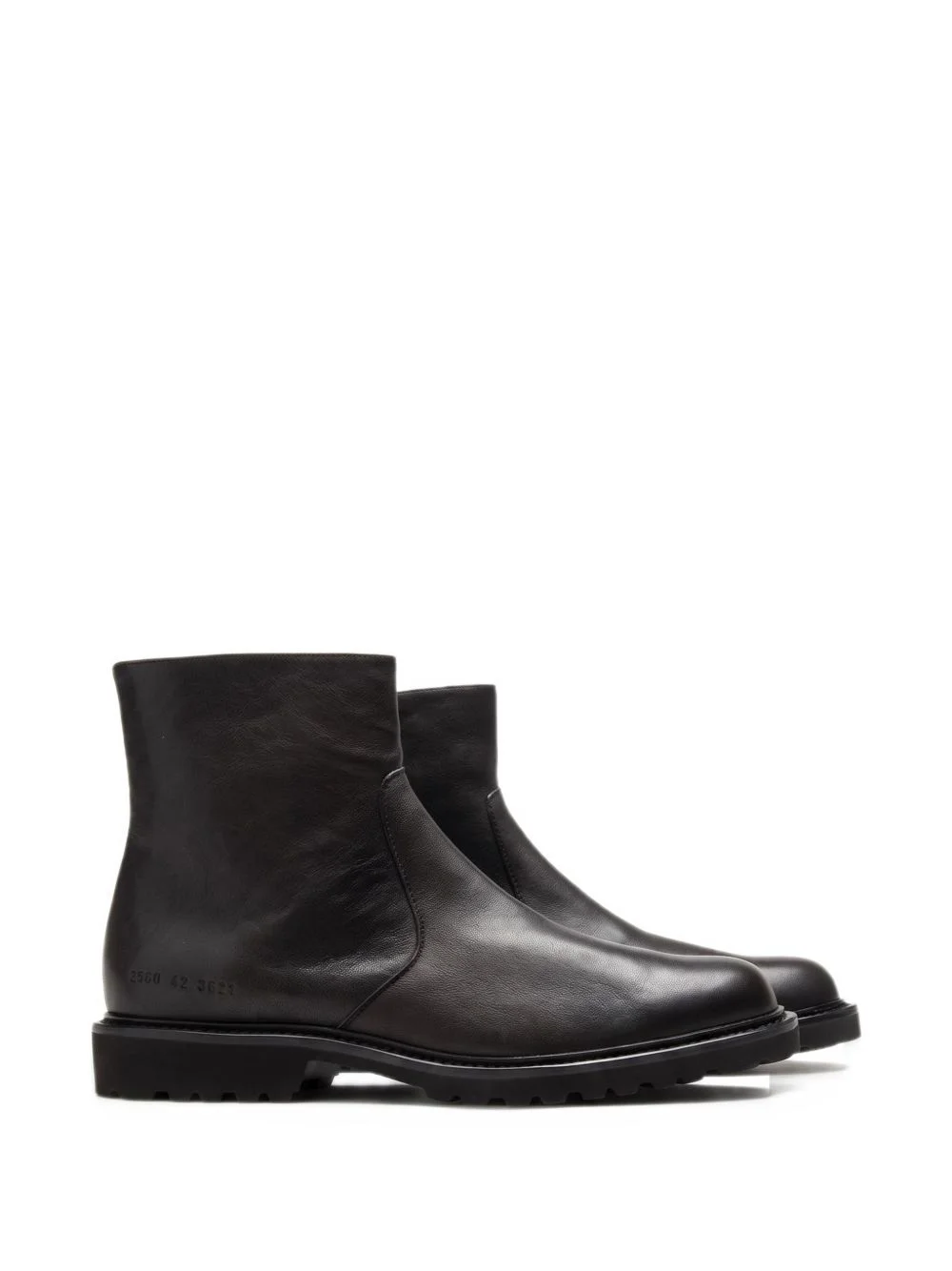 calf leather ankle boots - 1