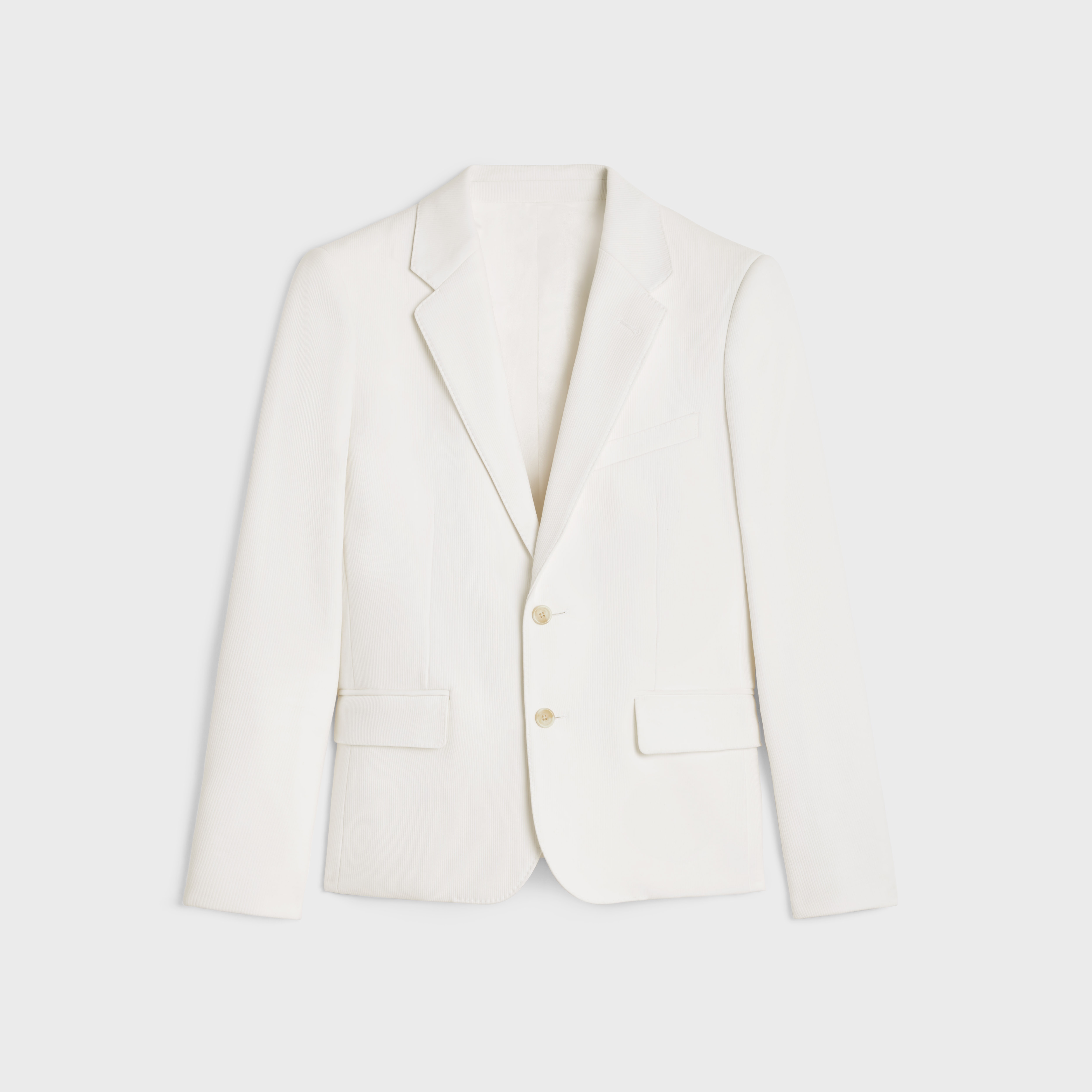 short jacket in ottoman cotton - 1