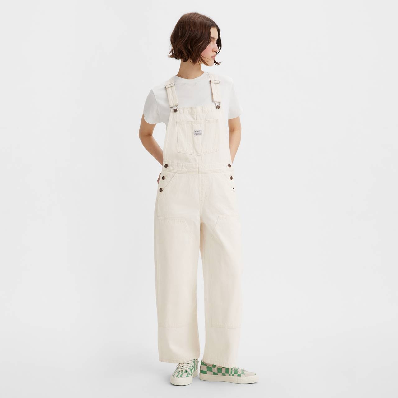 BAGGY HIGH WAIST WOMEN'S OVERALLS - 1