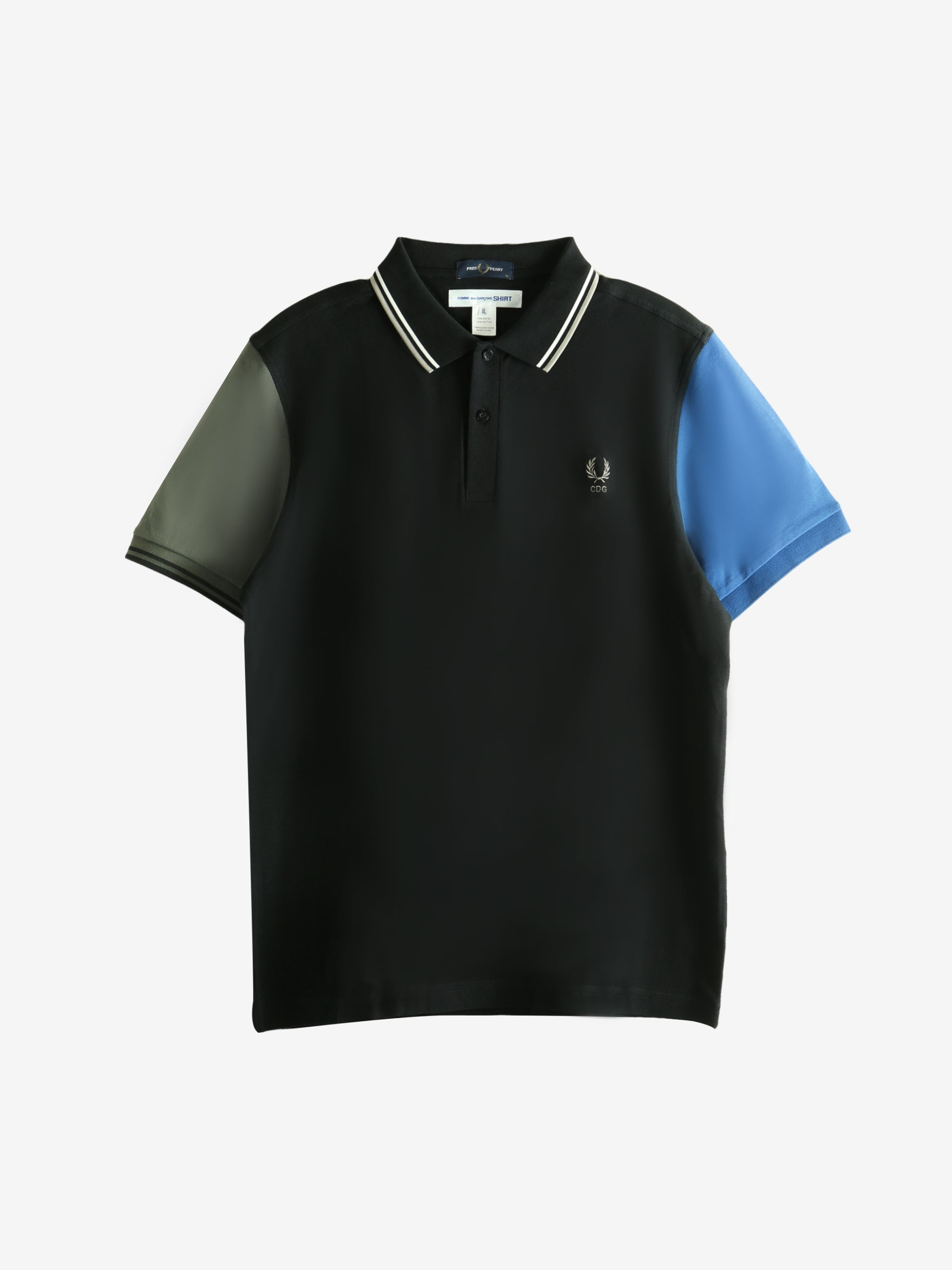 COMME DES GARCONS SHIRT - Men Color-Blocked Polo - 4