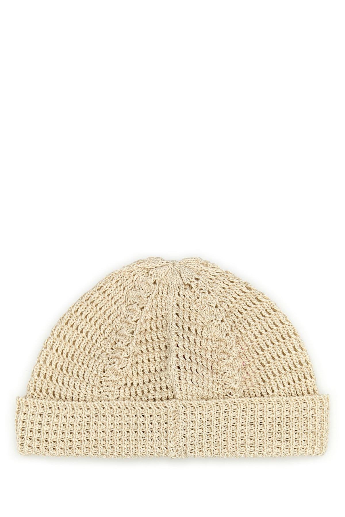 Sand cotton Knitted VLogo Signature beanie hat - 2