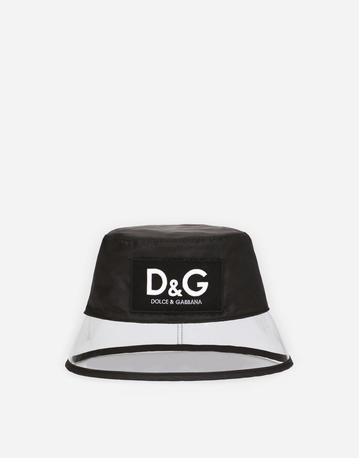 Nylon bucket hat with D&G patch - 1