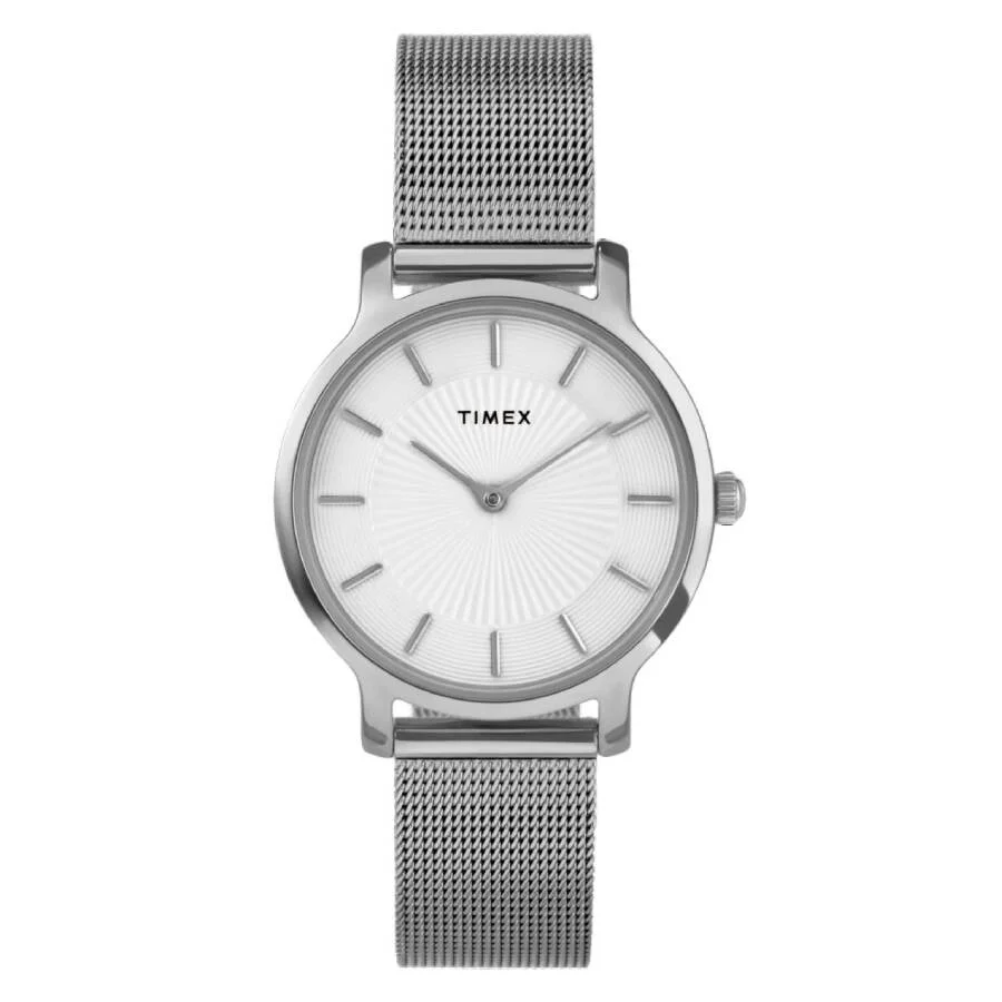 Timex Transcend Quartz Silver Dial Ladies Watch TW2Y10200 - 1