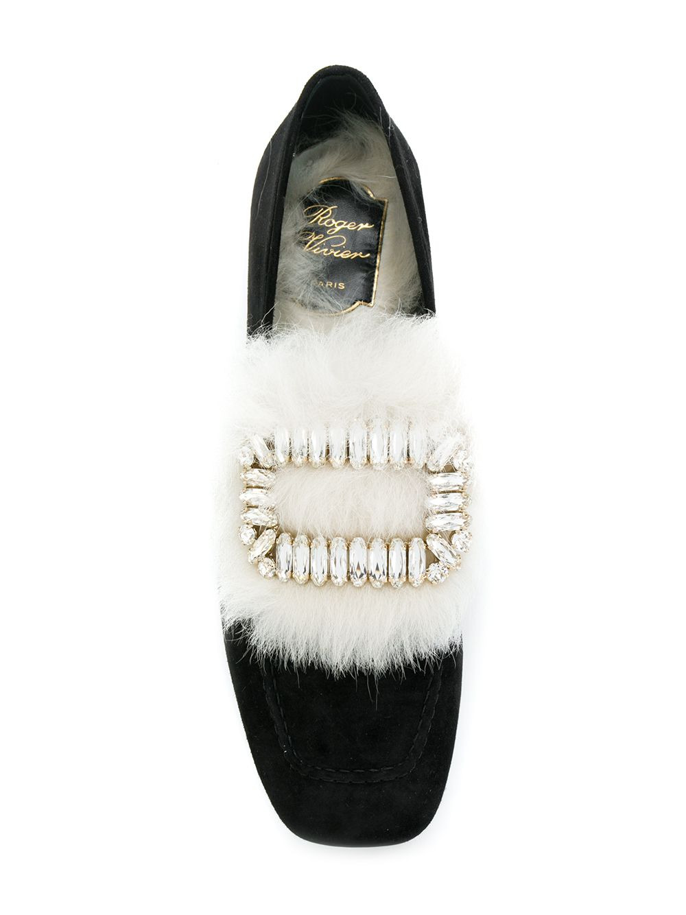 fur detail loafers - 4