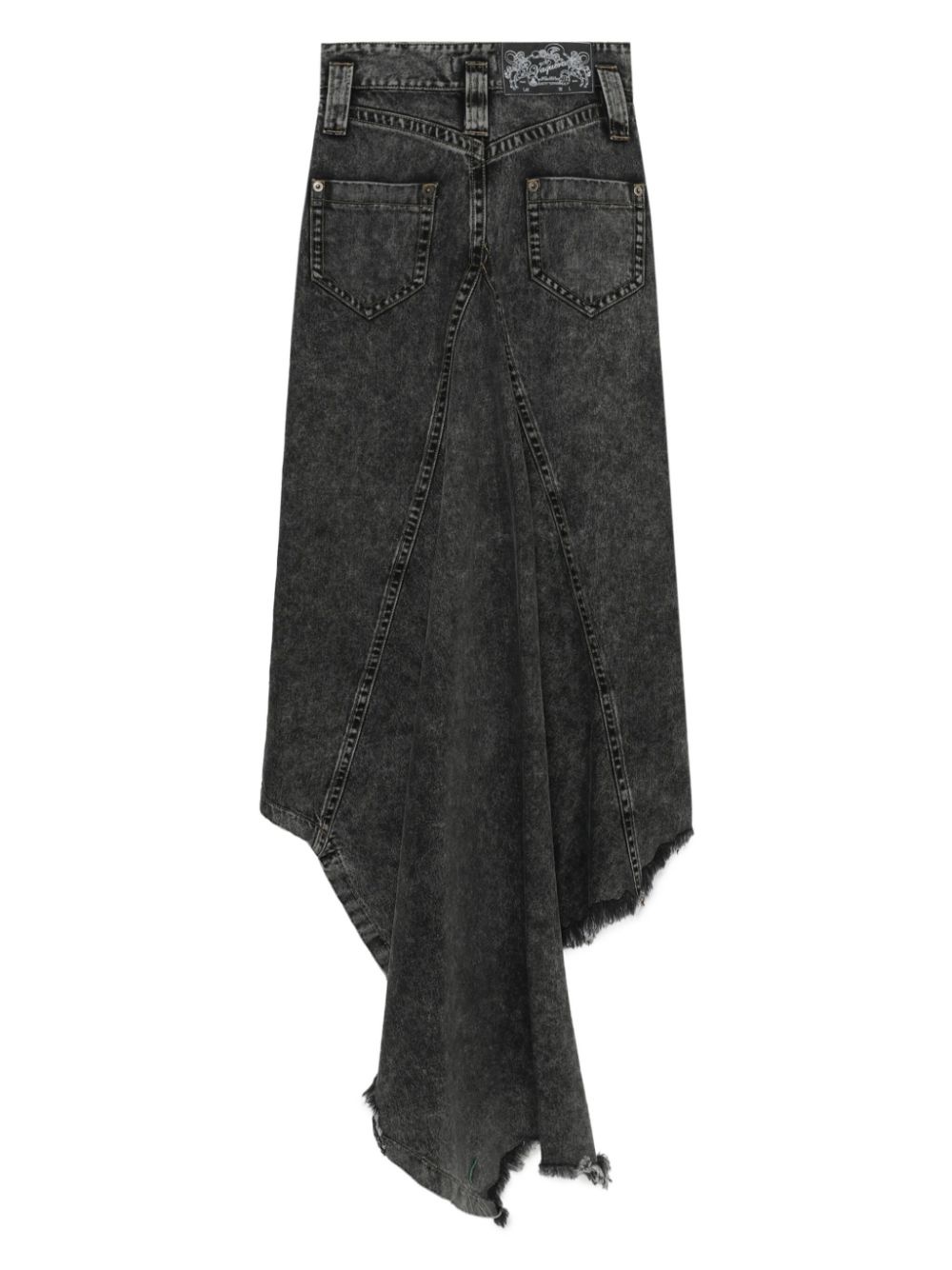 asymmetric maxi skirt - 6