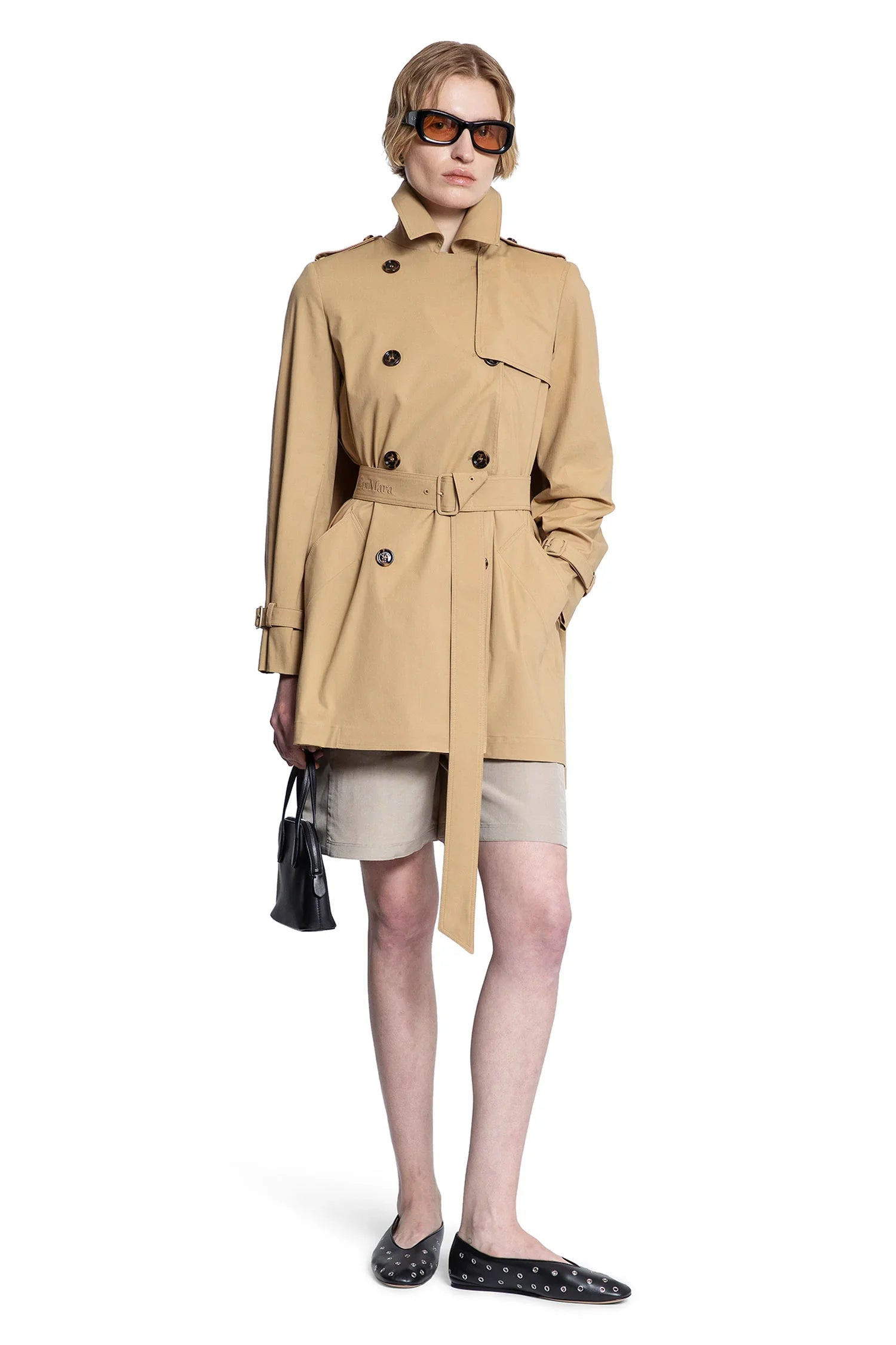 Double-Breasted-Short-Trench-Coat - 5