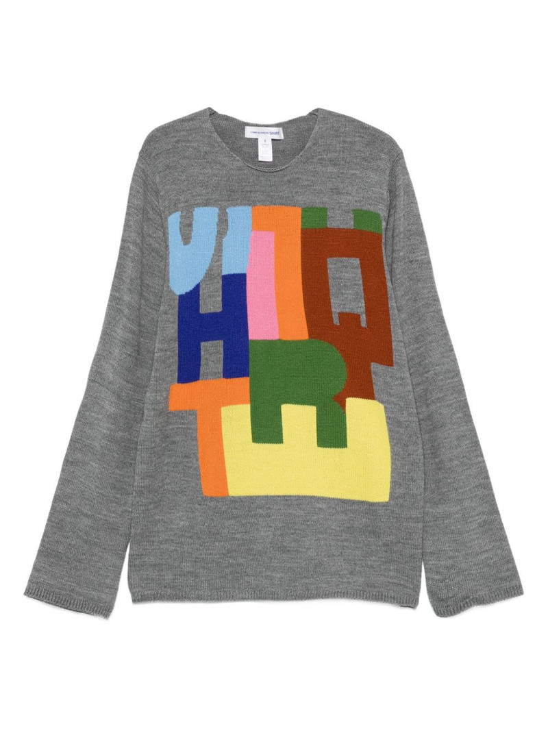 intarsia-knit sweater 1