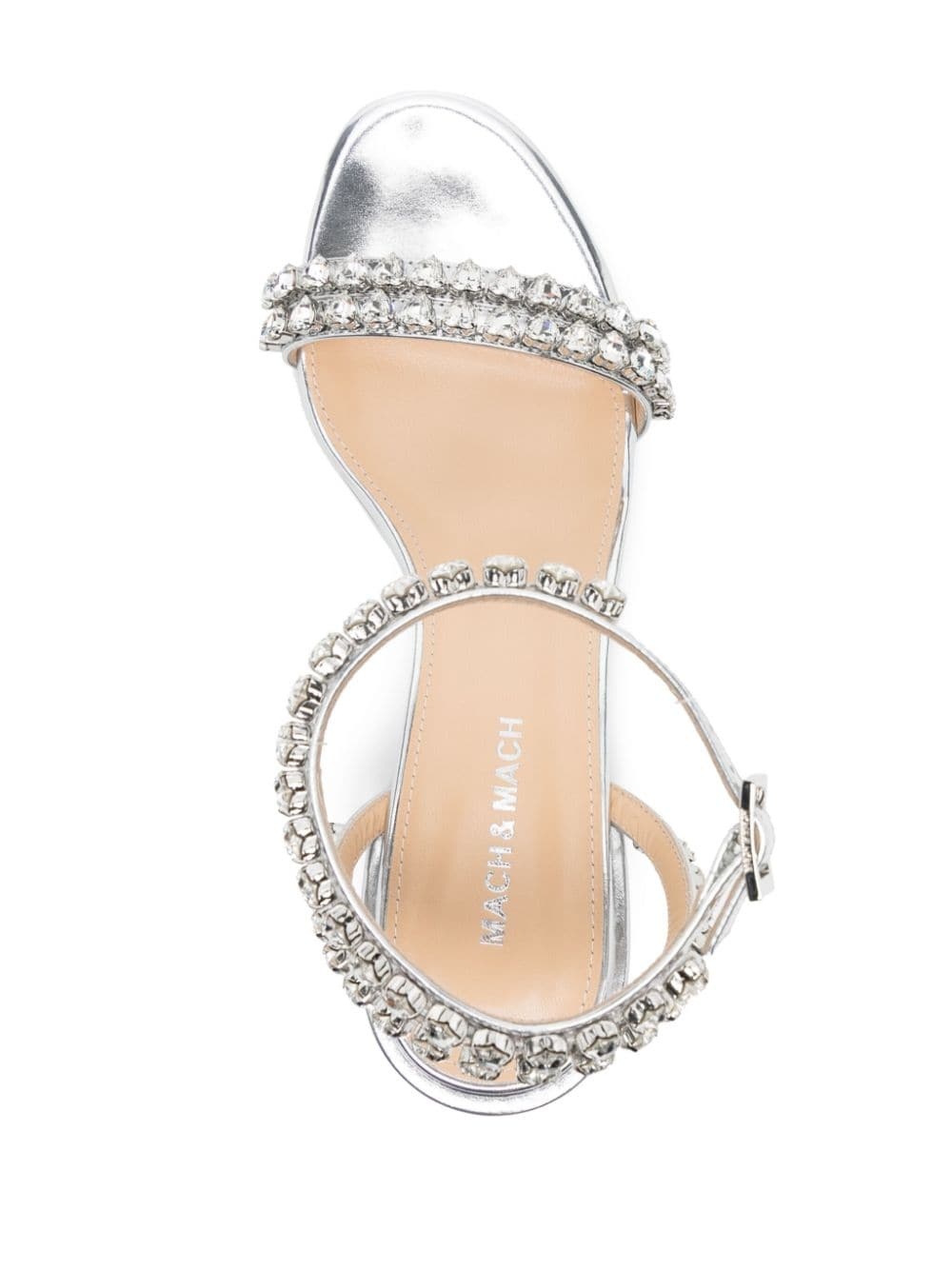 Audrey crystal-embellished sandals - 4