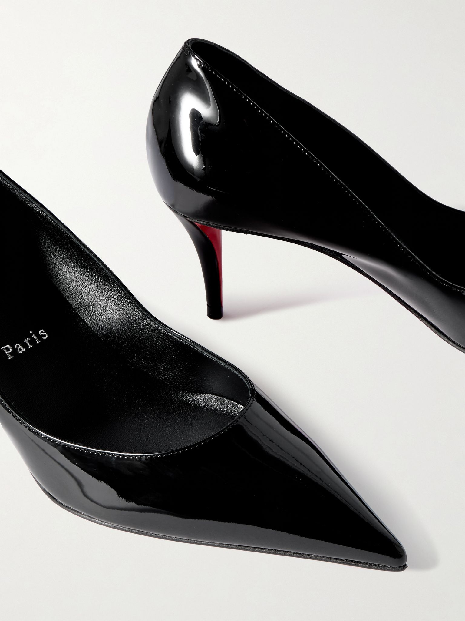 Miss Z 60 patent-leather pumps Black - 4