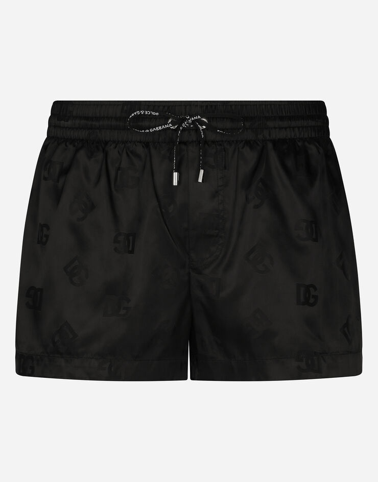 Short jacquard swim trunks with DG Monogram - 1