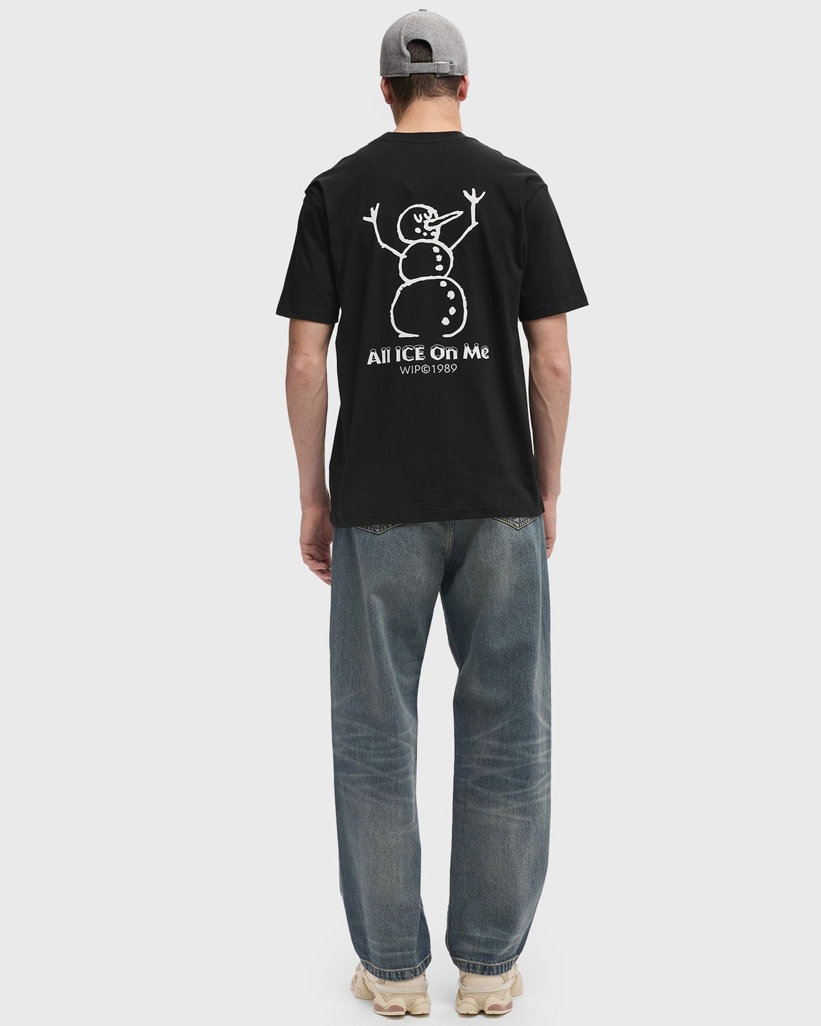 【送料&関税込】Carhartt S/s Ice T-shirt Carhartt WIP S/S Fun Run T-Shirt, Air Force Blue / White