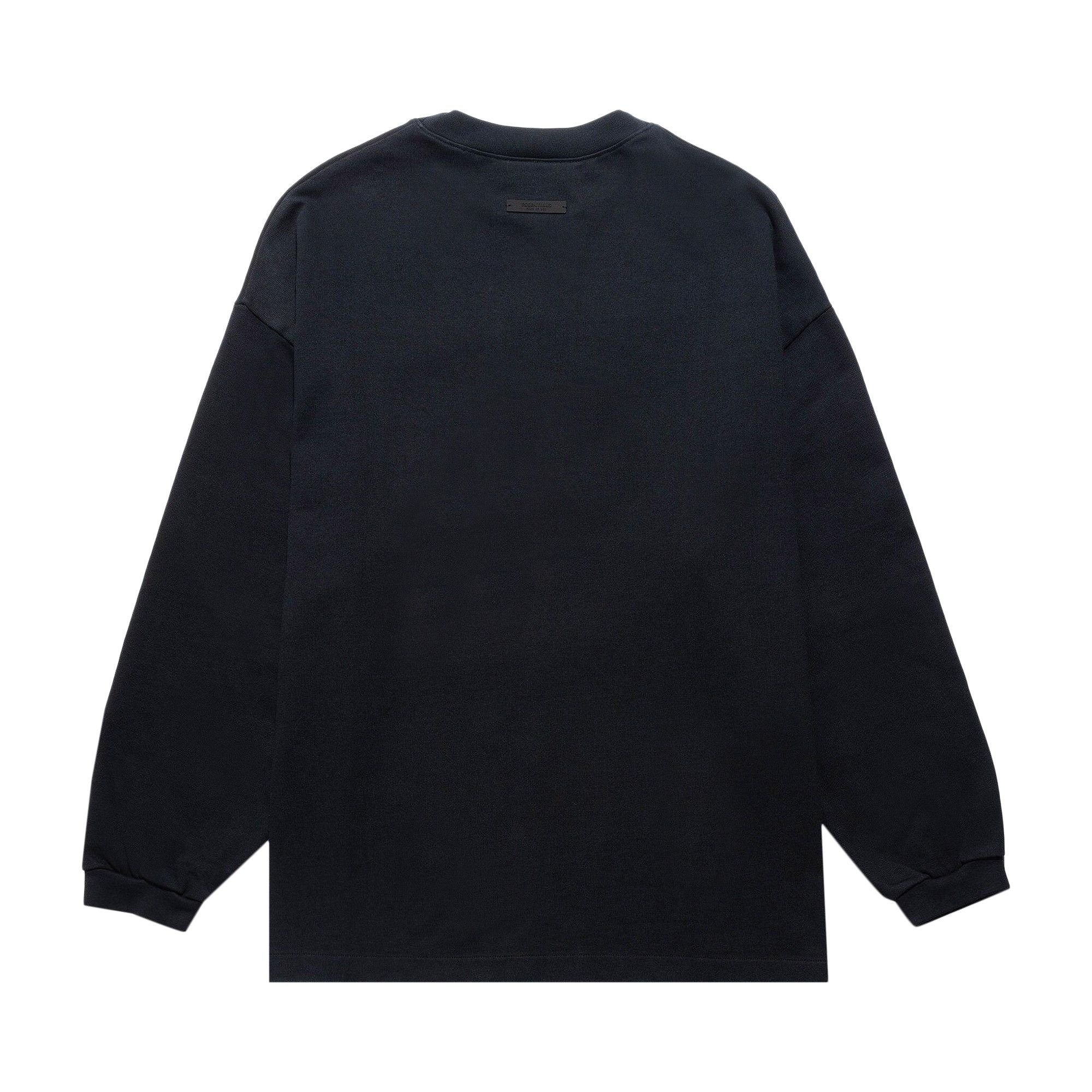 Fear of God Essentials Heavy Long-Sleeve T-Shirt 'Black' - 2