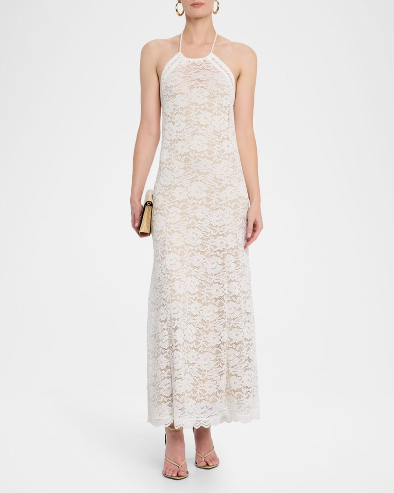 GENERATION LOVE Garcia Lace Halter Dress outlook