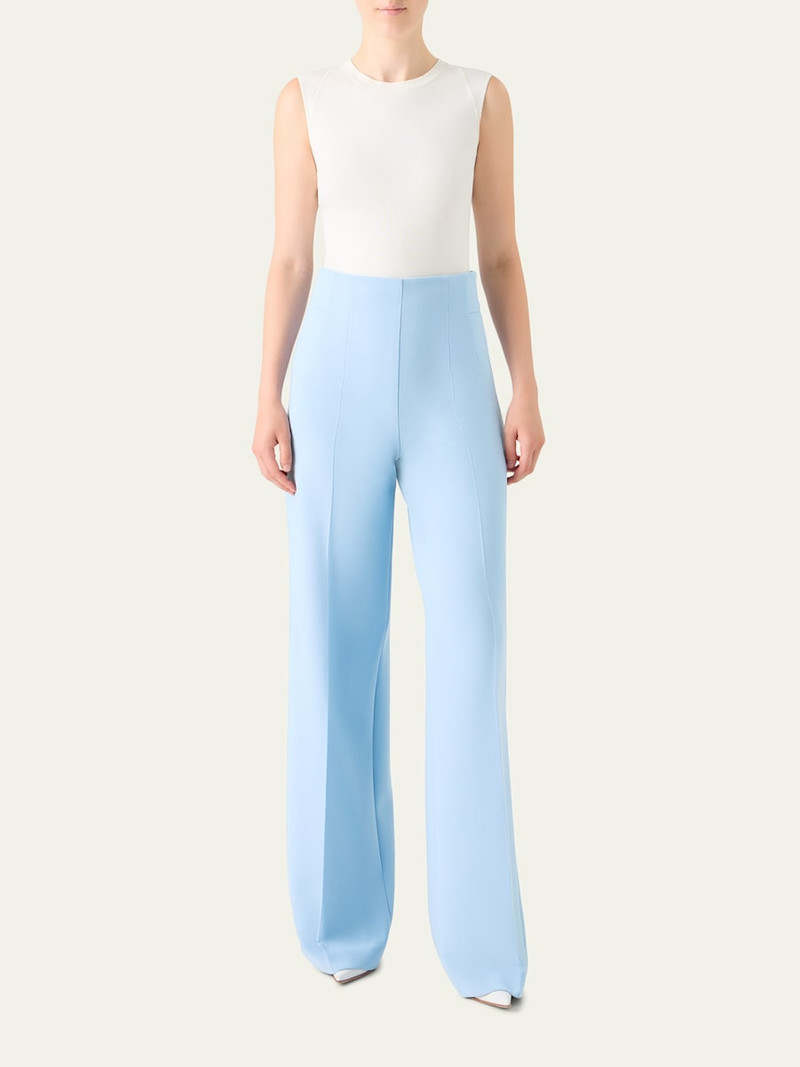AKRIS Double-Face Wool Bootcut Trousers outlook