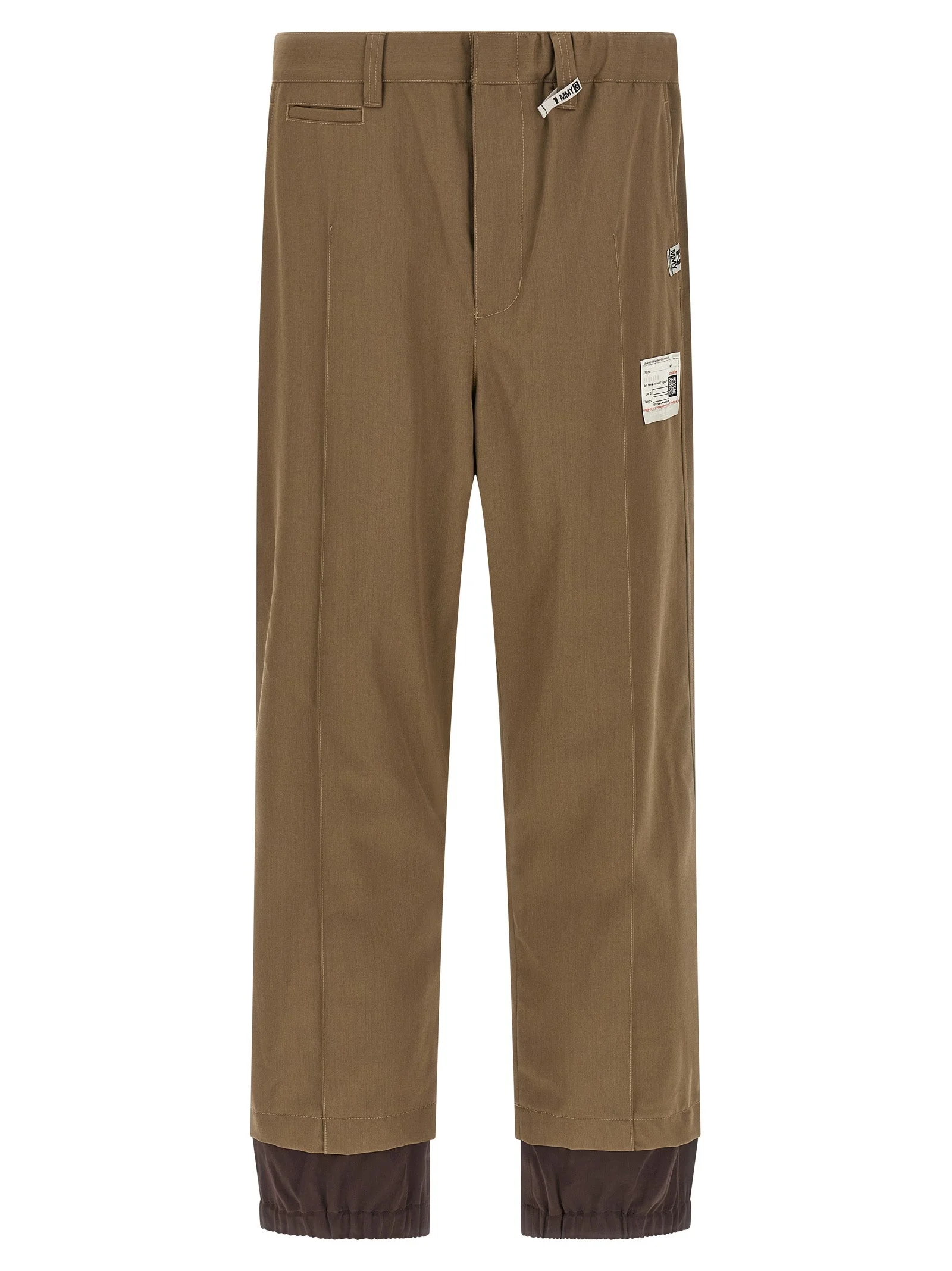 Maison Mihara Yasuhiro Men 'Mix Layered Wool Gabardine' Pants - 1