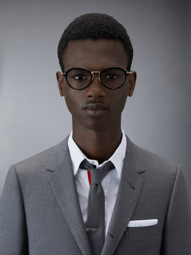 Thom Browne ACETATE AND TITANIUM ROUND EYEGLASSES outlook