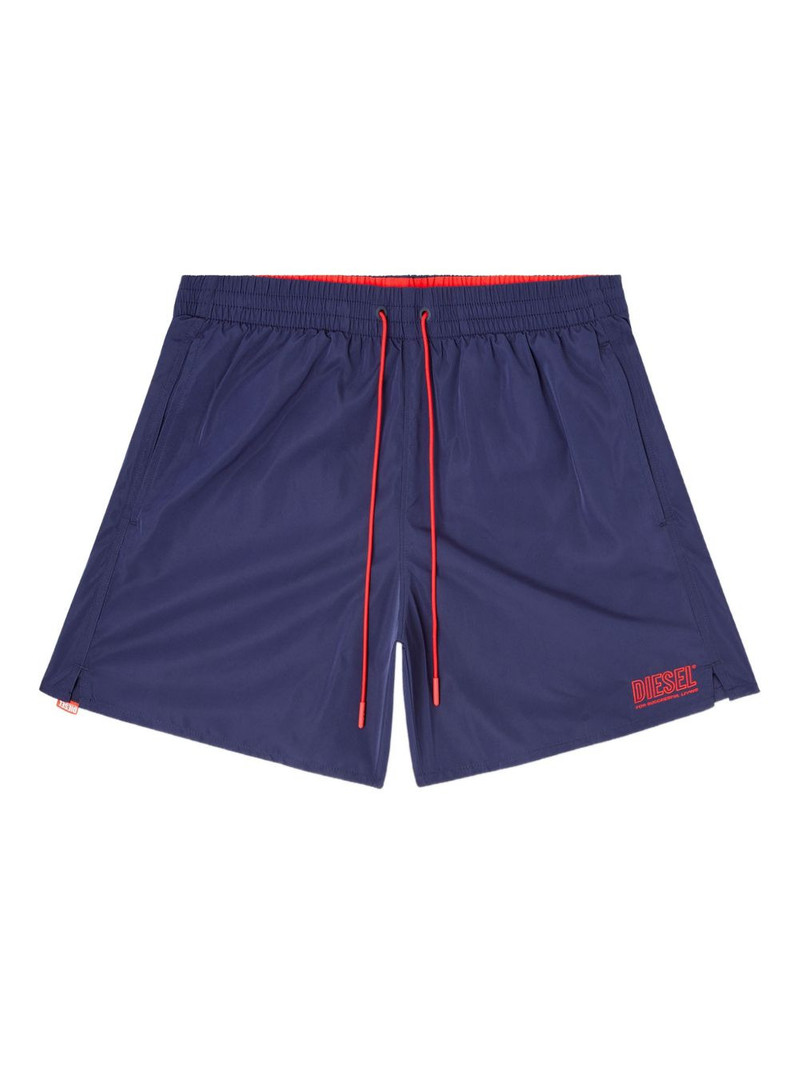 drawstring logo-detail swim shorts - 1