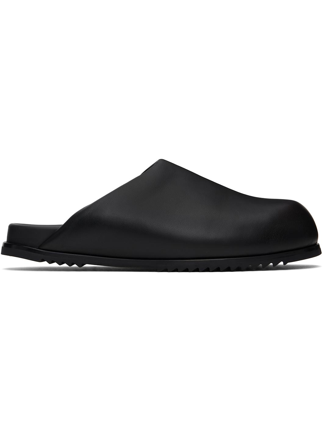 Black Hollywood Granola Mules - 1