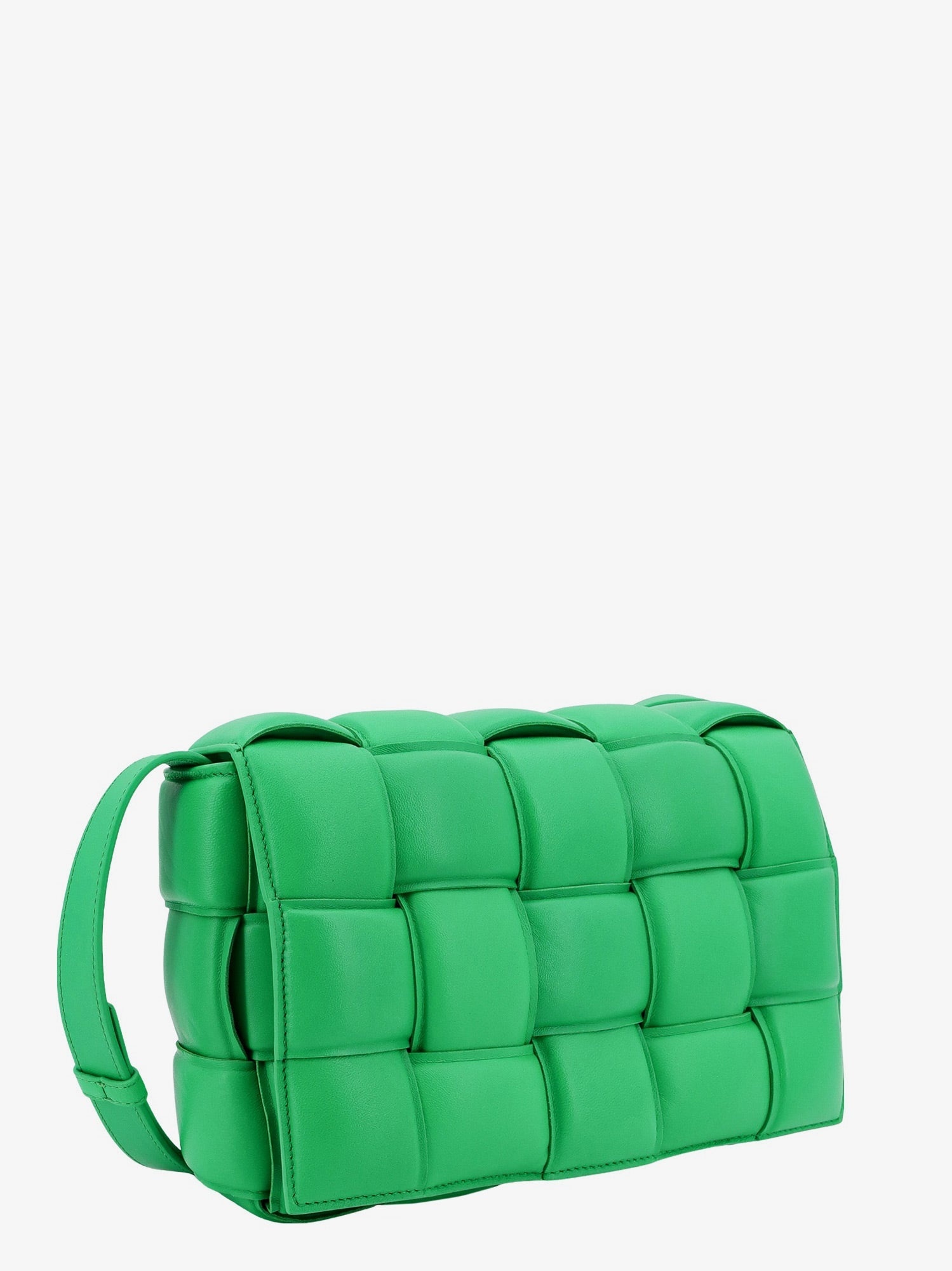 Bottega Veneta Woman Padded Cassette Woman Green Shoulder Bags - 3